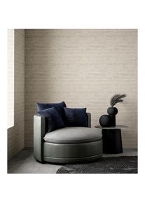 ATLANTIC HOME COLLECTION XXL-Sessel, Big Sessel, Sitz, Rücken und Zierkissen Samt, Füllung mit Federn grau
