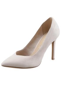 Tamaris High-Heel-Pumps, in spitzer Form beige 41 creme Im klassischen Look