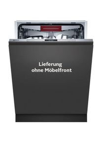 Neff vollintegrierbarer Geschirrspüler »S255HVX15E«, N 50, S255HVX15E, 13 Maßgedecke silberfarben EfficientSilentDrive