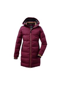 Killtec Steppmantel »KOW 196 GRLS QLTD CT« lila 140 brombeer Parka in Daunenoptik mit verstellbarer Kapuze