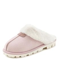 Vivance Plüsch Hausschuhe, mit Warmfutter VEGAN rosa 37 rosé Mit kuscheligem Warmfutter