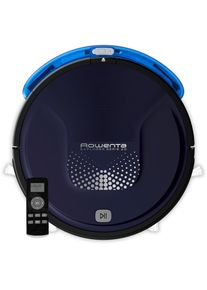 Rowenta Nass-Trocken-Saugroboter »RR6871 Aqua Smart Force Essential«, mit Mopp zum Wischen, bis zu 150 Min. Laufzeit, Hinderniserkennung blau
