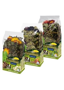 3-teilig (300 g) Grainless plus Paket JR FARM Snack für Kleintiere