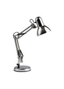 Tischleuchte »HENRY«, 1 flammig-flammig, 50 cm Höhe, E27 max. 28 W, schwenkbar, chromfarben, Metall , silberfarben , BRILLIANT LEUCHTEN