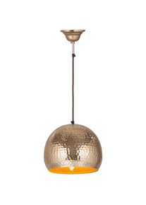 Pendelleuchte »Factory«, 1 flammig-flammig, Hängeleuchte, Hängelampe , beige , Kayoom , champagner