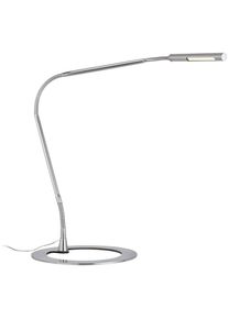 Paulmann LED Schreibtischlampe »Plaza LED Eisen Metall 3W«, 1 flammig-flammig silberfarben edelstahlfarben