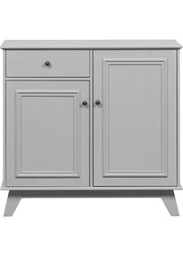 BePureHome Garderobenschrank »Lily« grau Klassischer Lagerschrank