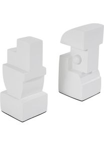 LeGer Home by Lena Gercke Dekoobjekt, (Set, 2 St.), Buchstütze weiß