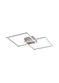 Leuchten Direkt Deckenleuchte »LOLAsmart-MAXI«, 2 flammig-flammig, RGB+tunable white, Infrarot inkl., Fernbedienung, Smarthome fähig silberfarben...