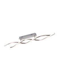 Leuchten Direkt Deckenleuchte &raquo;LOLAsmart-SWING&laquo;, 2 flammig-flammig, RGB+tunable white, Infrarot inkl., Fernbedienung, Smarthome f&auml;hig silberfarben...