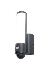 Lutec LED Außen-Wandleuchte »ELARA HD 5267102118«, Kameraleuchte grau anthrazit