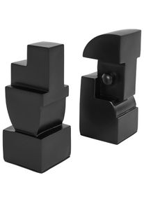 LeGer Home by Lena Gercke Dekoobjekt, (Set, 2 St.), Buchstütze schwarz