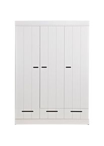 BePureHome Garderobenschrank »Connect« weiß Geräumiger Kleiderschrank