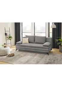 Jockenhöfer JOCKENHÖFER GRUPPE Schlafsofa, als Dauerschläfer geeignet, Bettfunktion und Stauraum/Bettkasten grau