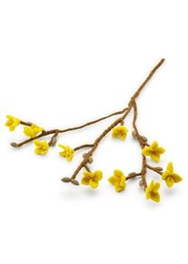 Én Gry & Sif Forsythienzweig Filz