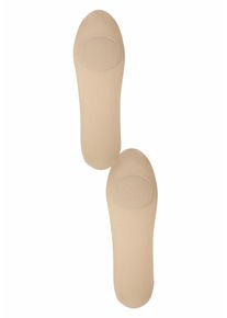 Vivance Füsslinge, 2 Paar, mit Ballenpolster Beige, Größe 35-38