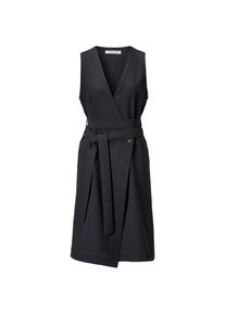 Christiane Strobel Damen-Wickelkleid Schwarz M