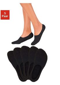 Bench. Bench Füsslinge, 5 Paar, Für Weit Ausgeschnittene Schuhe Schwarz, Größe 35-38