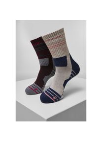 Urban Classics Freizeitsocken »Accessoires Hiking Performance Socks 2-Pack« blau 43-46 blue/grey Modernes, mehrfarbiges Design