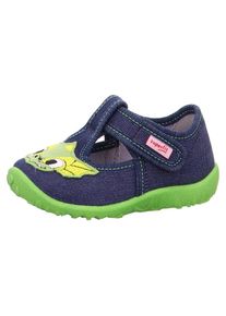 Superfit Hausschuh »SPOTTY WMS: M III«, mit süßem Motiv blau 21 jeansblau-Drache Baby Hausschuh mit verschiedenen Motiven