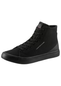 Tommy Hilfiger Sneaker »TH HI VULC CORE CANVAS«, mit seitlichem Logo schwarz 44 High-Top Sneaker mit Logoemblem auf der Zunge