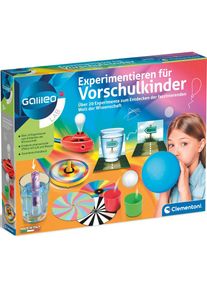 Clementoni® Experimentierkasten »Galileo, Experimentieren für Vorschulkinder«, Made in Europe bunt