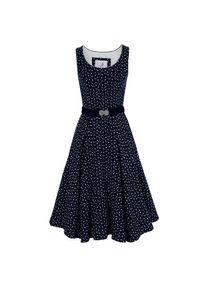 Turi Landhaus Trachtenkleid, (2 tlg.), Damen, inklusive Gürtel mit Metallschließe blau 38 N-Gr Kleid mit floralem Dessin und elastischem...