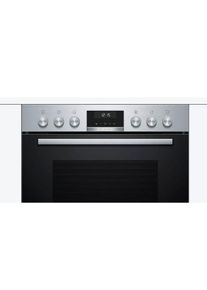 Bosch Induktions Herd-Set »HND617LS66«, HEB517BS1, mit Backwagen, Hydrolyse silberfarben Backwagen