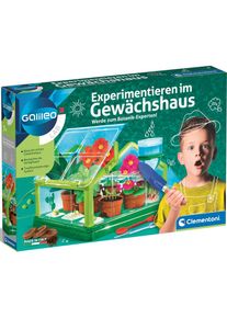 Clementoni® Experimentierkasten »Galileo, Experimentieren im Gewächshaus«, Made in Europe bunt