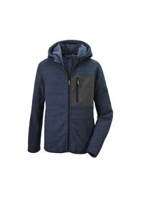 Killtec Fleecejacke »KOW 200 BYS KNTFLC JCKT« blau 140 graublau Gemütliche Strickfleecejacke für Kids