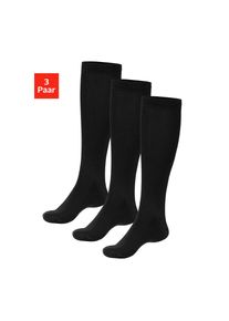 Bench. Socken, (3 Paar), Wollsocken aus flauschigem Material mit 53% Wolle schwarz 39-42 3x schwarz Kuschelige Wollsocken für Herren