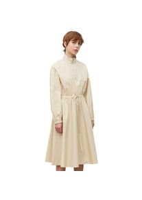 Marc O'Polo MARC O'POLO DENIM Blusenkleid »aus reinem Bio-Baumwoll-Popelin« beige XL Normalgrößen OCS Organic 100, Baumwoll-Popeline-Qualität