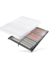 Beco Taschenfederkernmatratze + Lattenrost »""Gloria & Premium Tech KF""«, (Set), 2x Testurteil ""SEHR GUT"" weiß (ohne Farbbezeichnung)