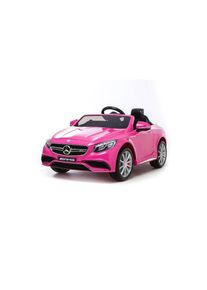 Jelmoli Elektro-Kinderauto»MercedesS63Pinkv«ab3Jahren , pink-ecru-geringelt , pink