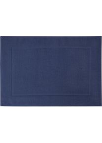 Badematte &raquo;Uni Basic&laquo;, H&ouml;he 11 mm, beidseitig nutzbar, grosse Farbpalette, Hergestellt in &Ouml;sterreich , blau , Framsohn frottier , jeansblau