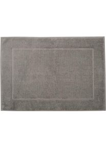 Badematte &raquo;Uni Basic&laquo;, H&ouml;he 11 mm, beidseitig nutzbar, grosse Farbpalette, Hergestellt in &Ouml;sterreich , grau , Framsohn frottier , taupe