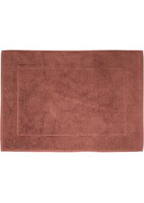 Badematte &raquo;Uni Basic&laquo;, H&ouml;he 11 mm, beidseitig nutzbar, grosse Farbpalette, Hergestellt in &Ouml;sterreich , orange , Framsohn frottier , terrakotta