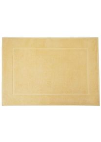 Badematte &raquo;Home&laquo;, H&ouml;he 11 mm, beidseitig nutzbar-fussbodenheizungsgeeignet-strapazierf&auml;hig, reine Baumwolle , gelb , freundin Home Collection , lemon
