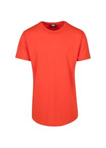 Urban Classics Kurzarmshirt »Herren Shaped Long Tee« orange S bloodorange Lang geschnittenes Tall Tee