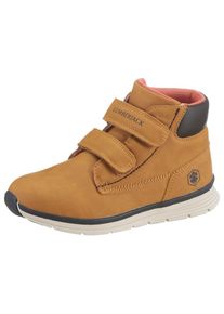 Lumberjack Klettstiefel, mit herausnehmbarer Innensohle gelb 29 camelfarben-kombiniert Sportiver Winterstiefel mit Klettverschluss