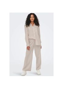 Only Leinenhose »ONLTOKYO HW LINEN BLEND ST PANT« beige XXXL Länge 30 nomad Lässige Schlupfhose von Only