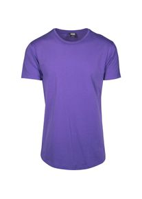Urban Classics Kurzarmshirt &raquo;Herren Shaped Long Tee&laquo; lila M ultraviolet Lang geschnittenes Tall Tee
