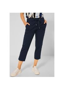 Street One Schlupfhose »Style Bonny«, mit seitlichen Taschen blau 46 Länge 26 grand blue Hose mit seitlichen Taschen