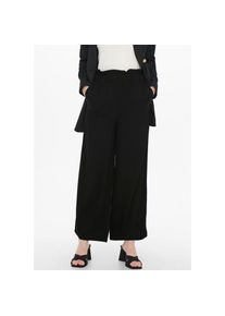 Only 7/8-Hose »ONLCALY LIFE HW PB WIDE CROP PNT« schwarz XXL Länge 30 black Lässige Sommerhose aus Viskose