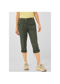Cecil 3/4-Hose »New York«, mit Turn-Up Funktion grün 26 Länge 22 utility olive Casual Fit 5-Pocket Hose ""New York"" von Cecil