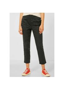 Street One 7/8-Hose, mit tiefen Eingriffstaschen grün 42 Länge 28 olive Loose-fit-Hose von Street One