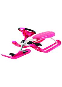 STIGA Sports Schlitten »Racer Color Pink«, BxL: 55x130 cm pink weiß/pink
