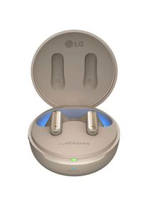 LG In-Ear-Kopfhörer »TONE Free DFP9E«, Bluetooth, Active Noise Cancelling (ANC)-UV-Reinigung-Sprachsteuerung goldfarben