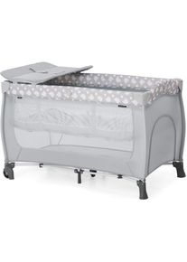 hauck Baby-Reisebett »Sleep N Play, Teddy grey«, inkl. Transporttasche grau Babybetten