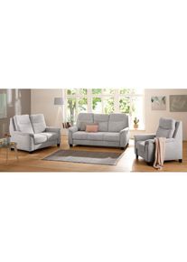 Sessel »Bocca«, mit Federkern, incl. Kopfteilverstellung , silberfarben , Home Affaire , silver